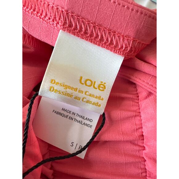 LOLE Sofia Scoop Neck Dress Sunset Coral K782 Size SMALL NWT - Picture 8 of 10